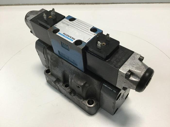 Used REXROTH Valve 4WE6J53/AG24NZ4 MANIFOLD #110493