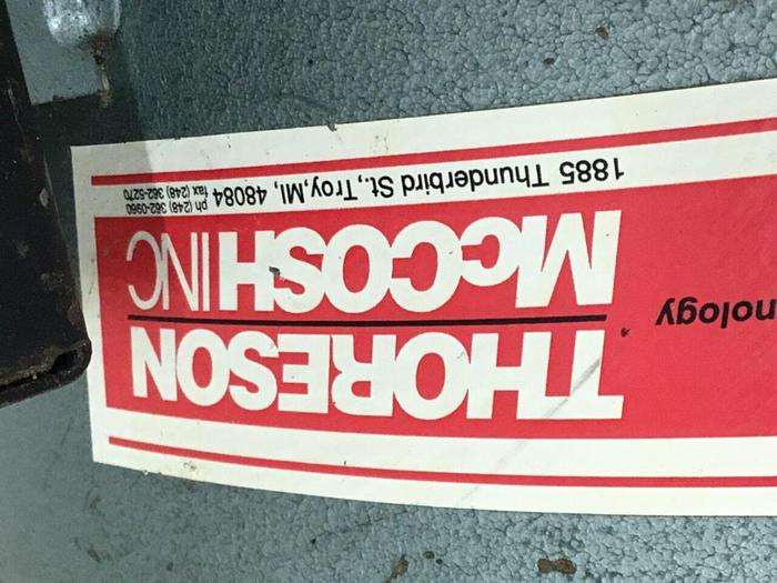Used THORESON MCCOSH Hopper Loader Receiver MV-1 #132084