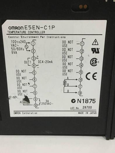 Used OMRON Temperature Controller E5EN-C1P #90989