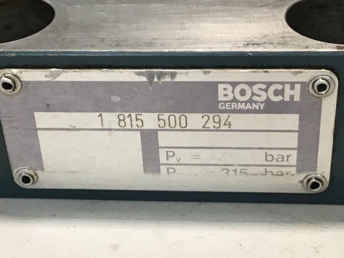 Used BOSCH Valve 1 815 500 294 USED