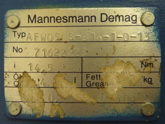 Used MANNESMANN DEMAG Microspeed Unit FG06 U1-H2-F2 Used
