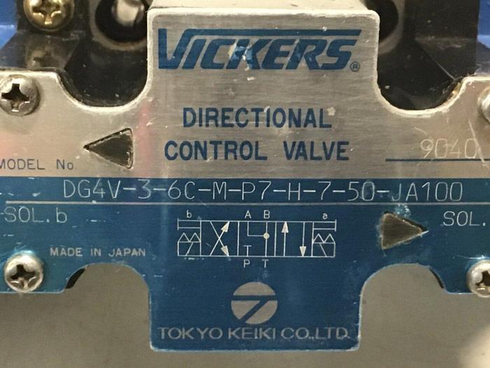 Used VICKERS Directional Control Valve DG4V36CMP7H750JA100 #113352