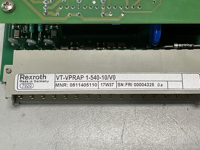 Used REXROTH VT-VPRAP 1-540-10/V0