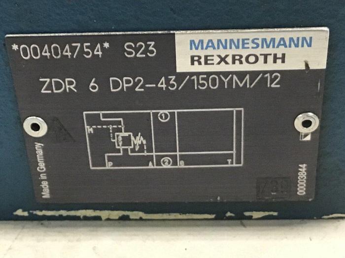 Used REXROTH Valve ZDR6DP243150YM12 #137551