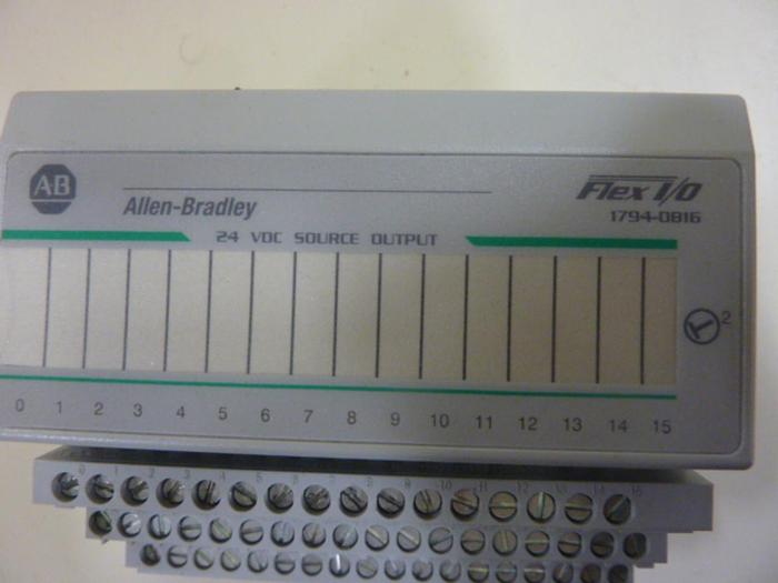Used ALLEN BRADLEY I/O Module 1794-OB16 SER A #49465