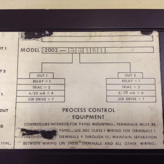 Used CHROMALOX Temperature Controller 2002-22181 #76930