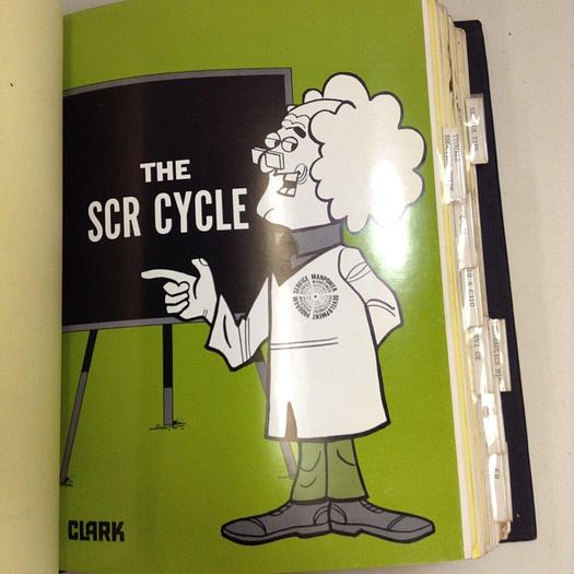 Used CLARK EQUIPMENT Various Manuals SCR MANUALS #71087