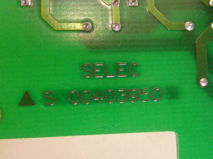 Used SELEC Circuit Board 00403950 #65254