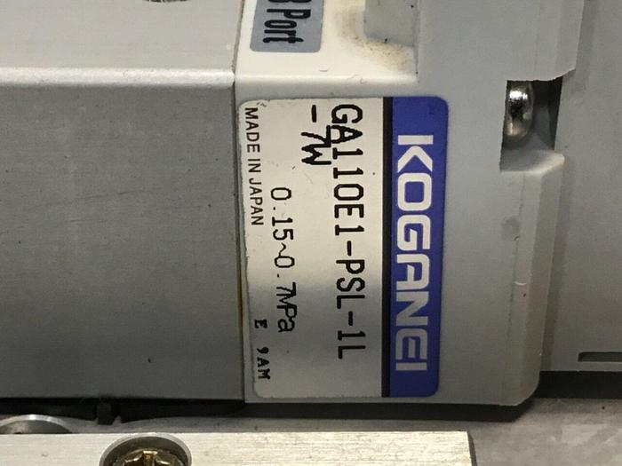 Used KOGANEI Manifold with Valve PBM8P-9W #120997