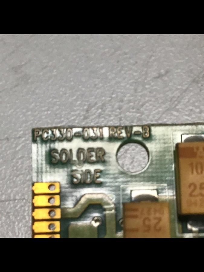 Used VAN DORN Sequencer Circuit Board PC330-029 330-029 #115432