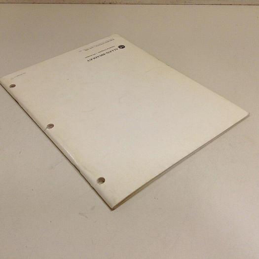 Used ALLEN BRADLEY User's Manual 1775-6.5.2 #70865
