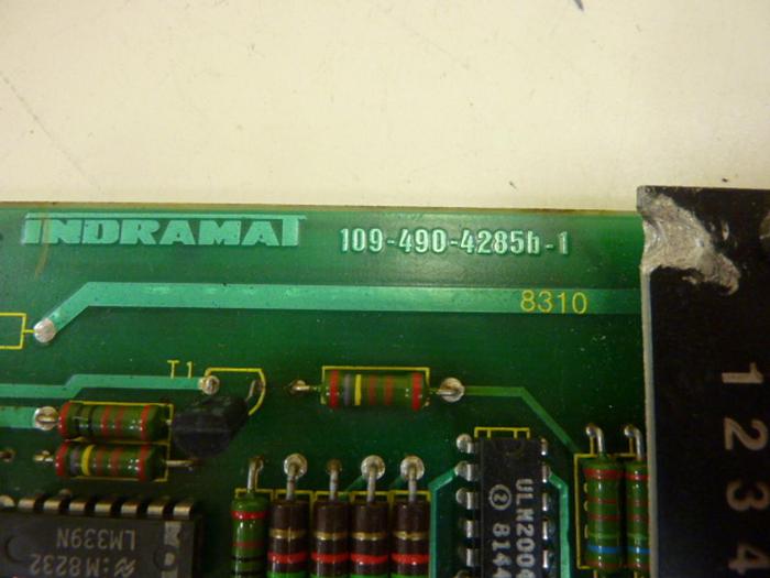 Used INDRAMAT Circuit Board 109-490-4285B-1 #60241