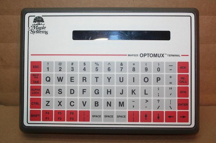 Used MAPLE SYSTEMS Control Panel MAP522B-003 #20393