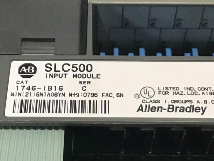 Used ALLEN BRADLEY Input Module 1746-IB16 SER C #127238