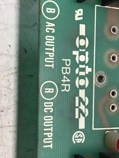 Used OPTO 22 4 Channel Output Rack PB4R #134208