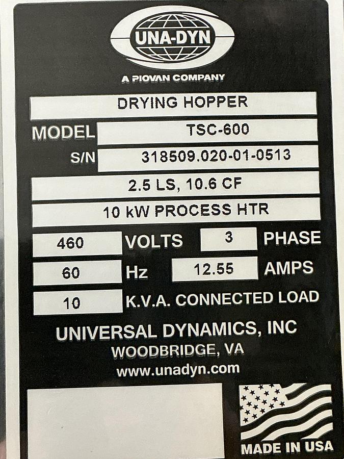 Used UNA-DYN TSC-600