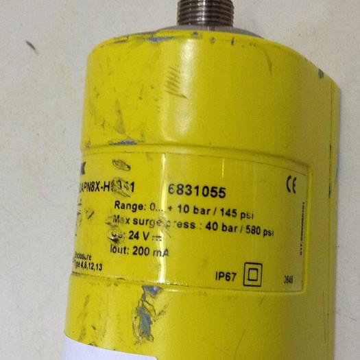 Used TURCK ELEKTRONIK Pressure Sensor PC010-GI1/4A1M-2APN8X-H1141 #72106