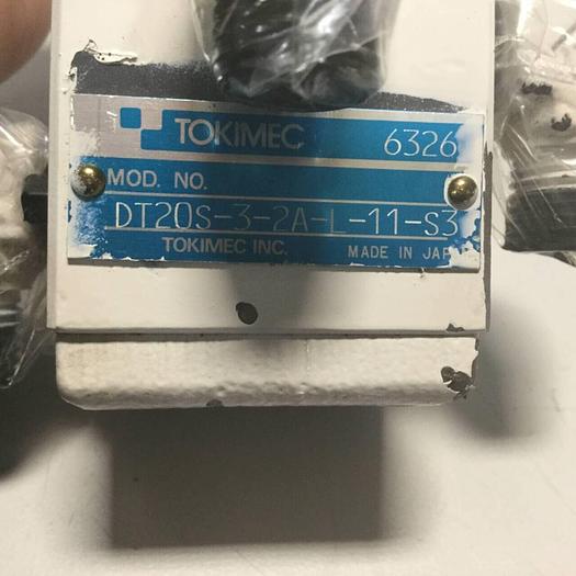 Used TOKIMEC Valve DT20S-3-2A-L-11-S3 #95234