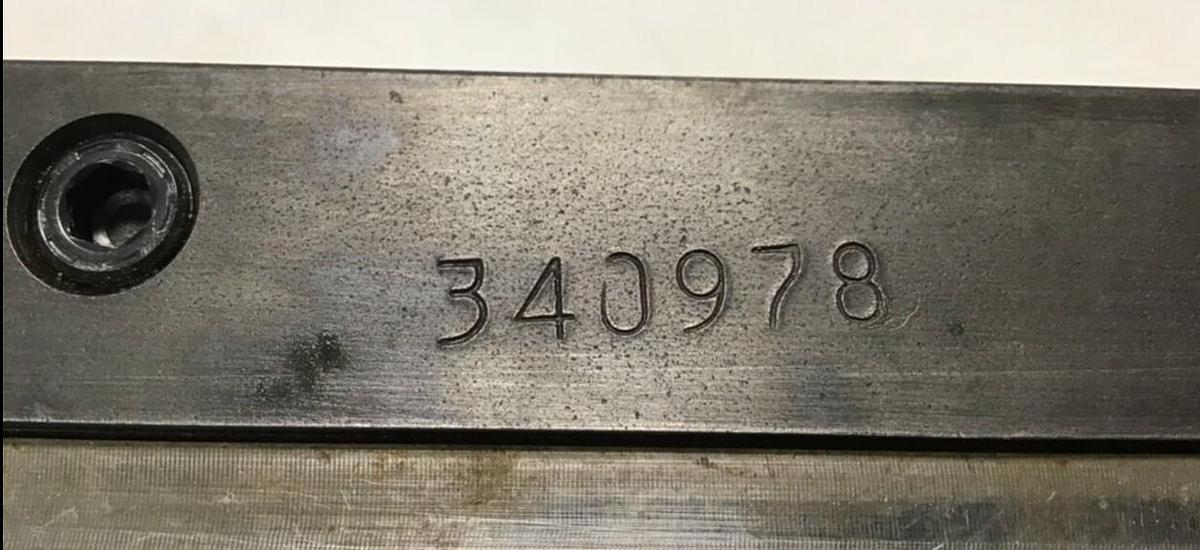 Used VAN DORN Platen Shoe 340978 USED