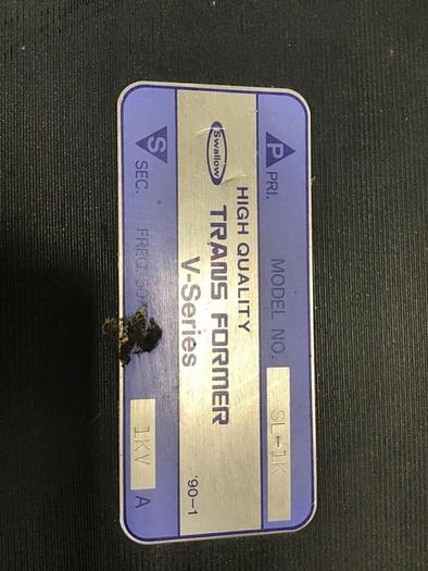 Used SWALLOW ELECTRIC CO. 1 kVA Transformer SL-1K #138274