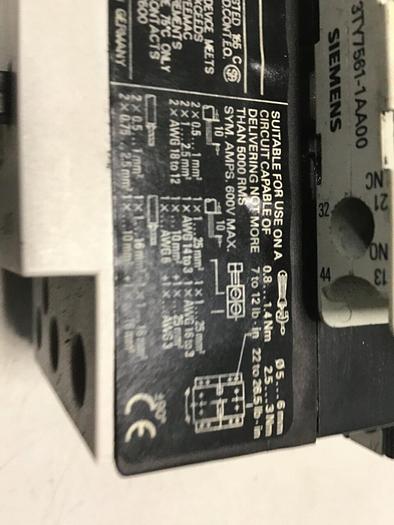 Used SIEMENS Contactor 3TF4422-0A #140745