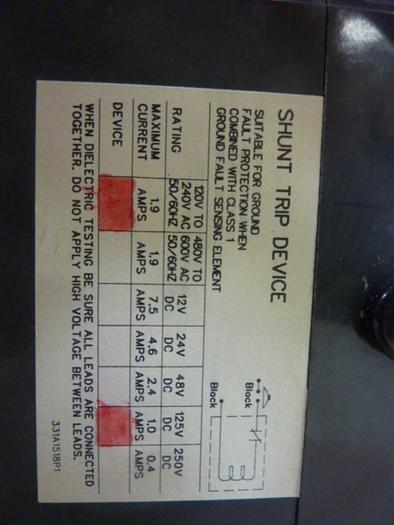 Used GENERAL ELECTRIC 10 Amp Circuit Breaker TED134010 #60356