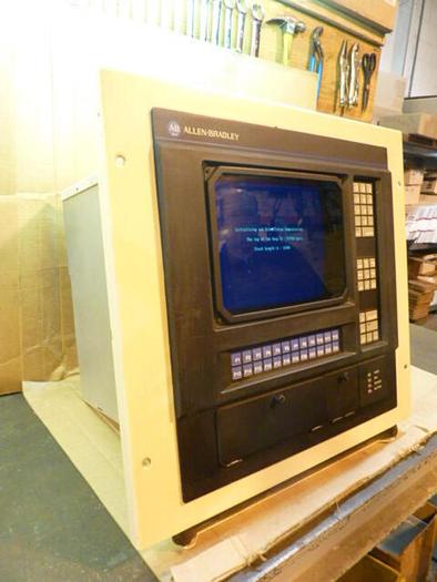 Used ALLEN BRADLEY T-60 Panel Mount Terminal 6160-PCD1 A Used