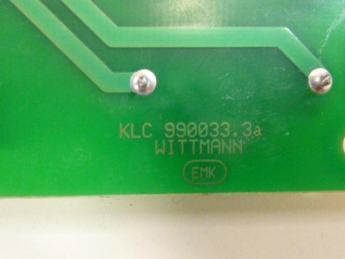 Used WITTMANN Circuit Board KLC 990033.3B #65057