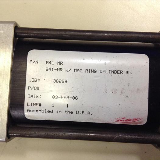 Used DESTACO Tongue Mount Clamp w/ Magnetic Ring 841-MR #85134