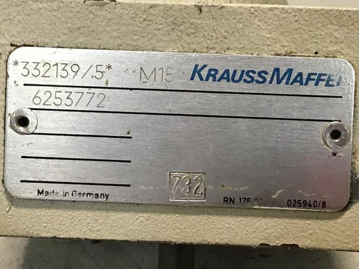 Used KRAUSS MAFFEI Valve 6253772 #126016