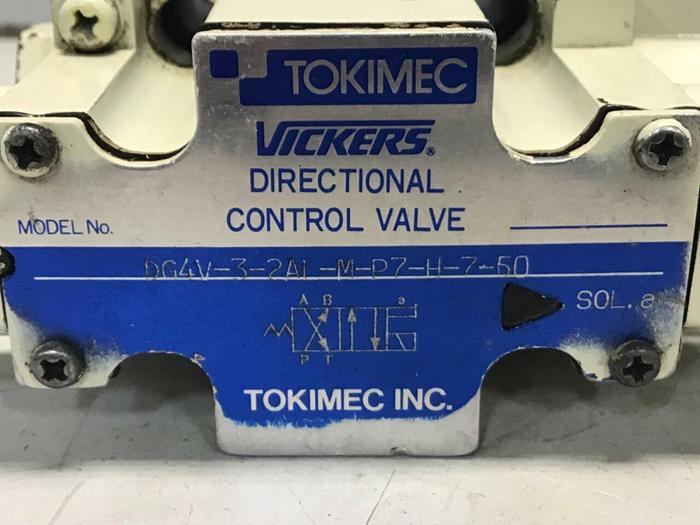 Used VICKERS Tokimec Directional Control Valve DG4V-3-2AL-M-P7-H-7-50 #132207