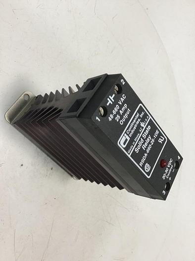 Used CONTINENTAL INDUSTRIES Solid State Relay RSDA-660-25-1DE #134760