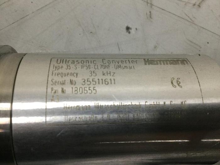 Used HERRMANN Ultrasonic Converter 35-S-IP50-CL70HF Used