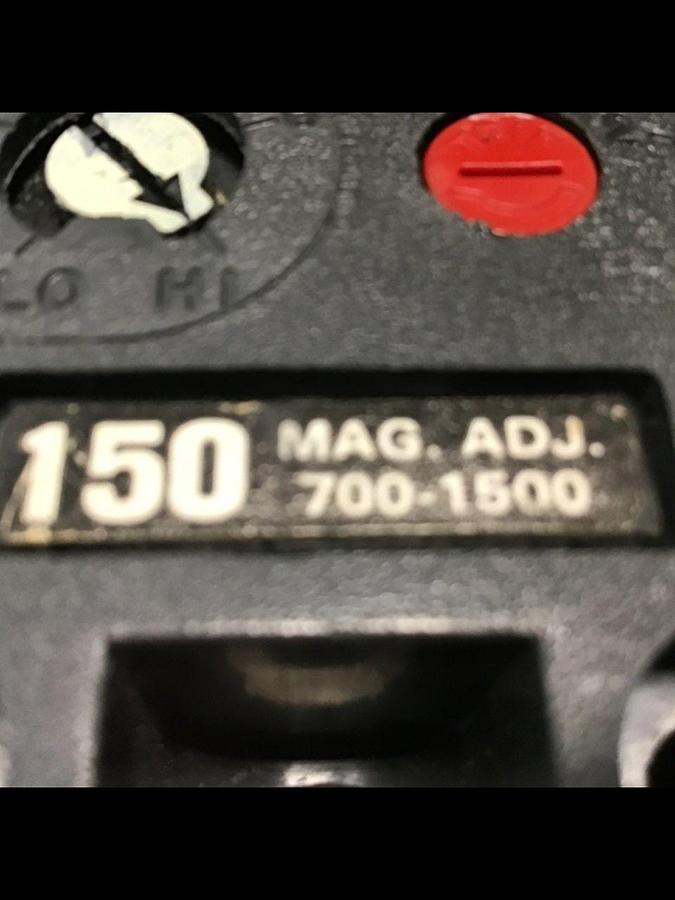 Used GE 150 Amp Circuit Breaker & Switch TFJ236150WL /SWITCH #136024