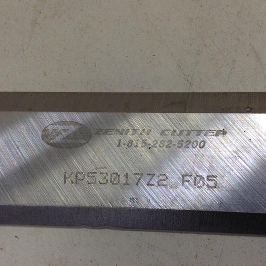 Used ZENITH CUTTER Granulator Blade / Knife KP53017Z2 F05 #81011