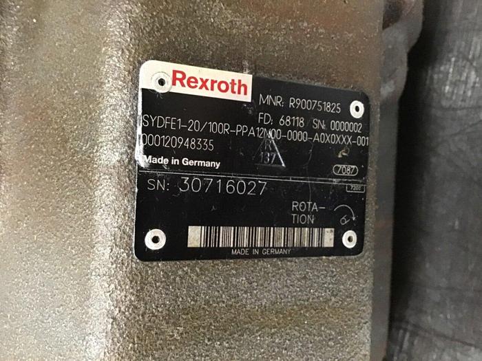 Used REXROTH Pump SYDFE1-20/100R-PPA12N00-0000-A0X0XXX-001 #127619