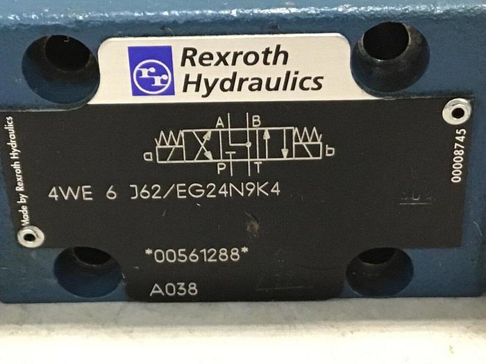 Used REXROTH Directional Control Valve 4WE6J62/EG24N9K4 USED #142061