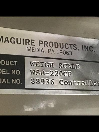 Used MAGUIRE Weigh Scale Blender Control WSB-220CF CONT #133827