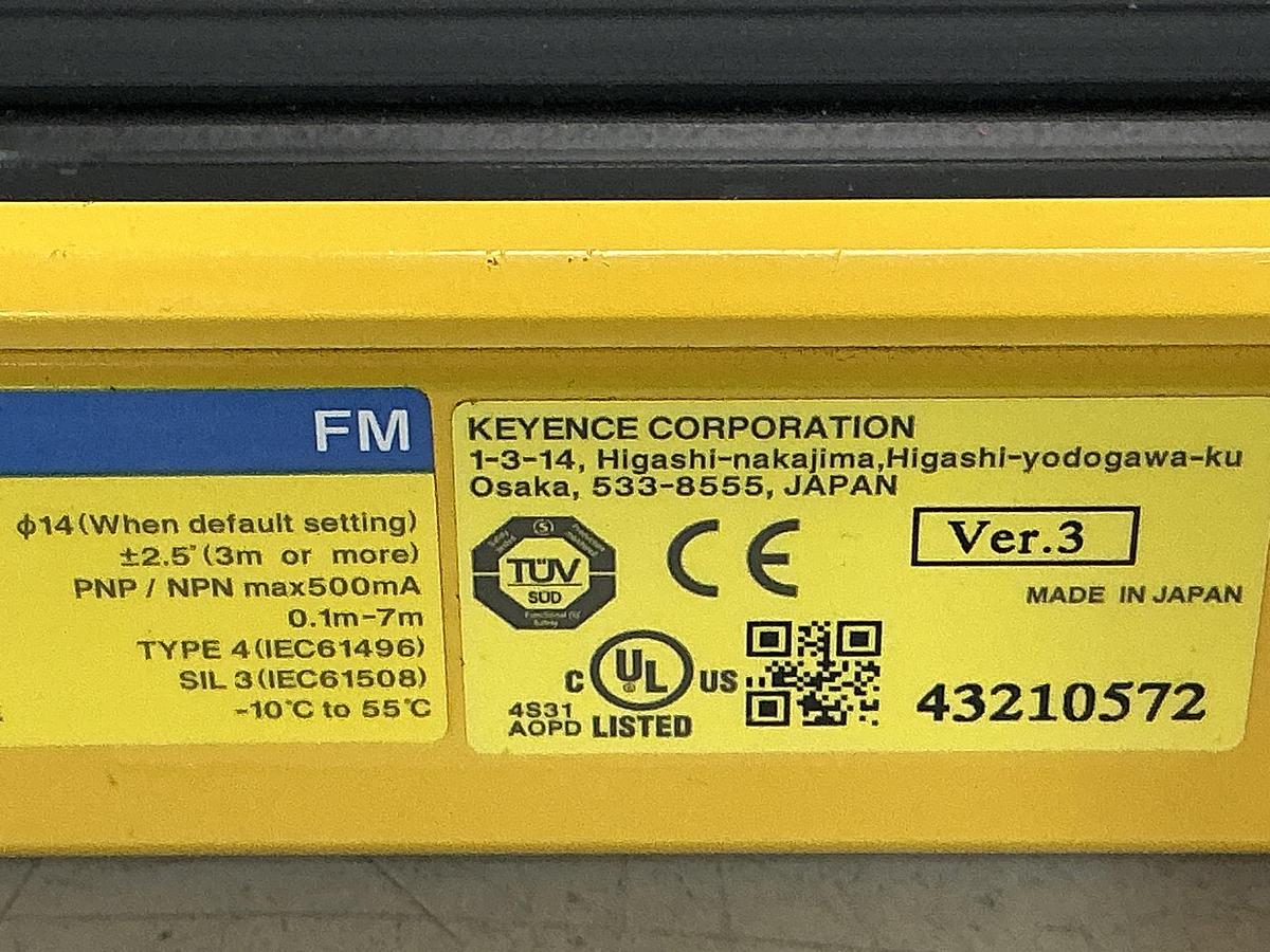 Used KEYENCE SL-V31FM-R