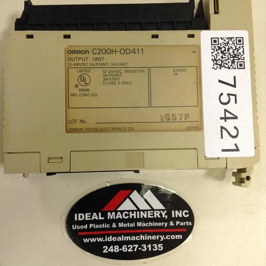 Used OMRON 8 Point Transister C200H-OD411 #75421