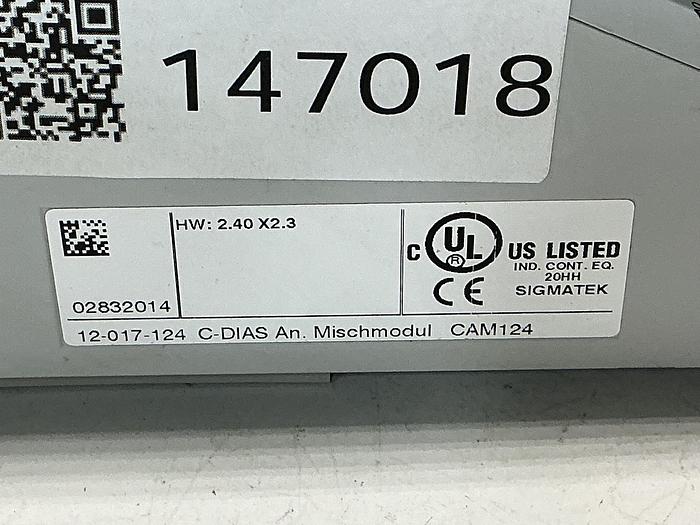 Used SIGMATEK CAM 124