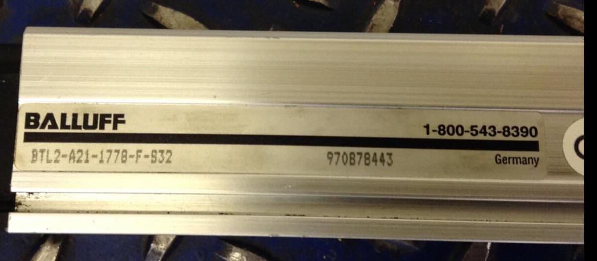 Used BALLUFF Linear Transducer BTL2-A21-1778-F-S32 Used
