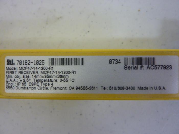 Used STI Light Curtain Receiver MCF47-14-1200-R1 Used