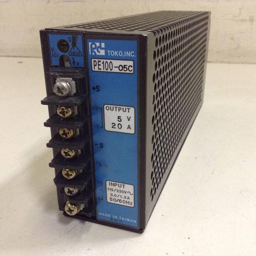Used TOKO Power Supply PE100-05C #85633
