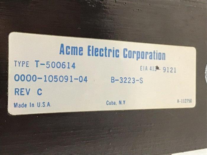 Used ACME Transformer T-500614 #139711