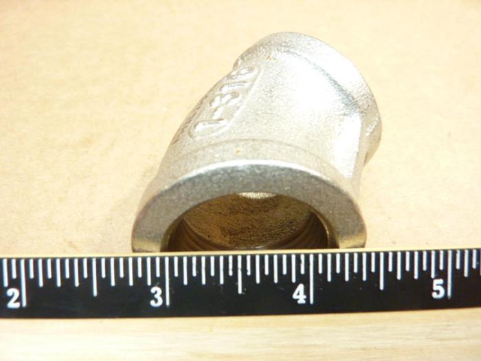 CAMCO 45° Elbow Stainless Steel EL45100SS #40887 DNL SCRAPPED