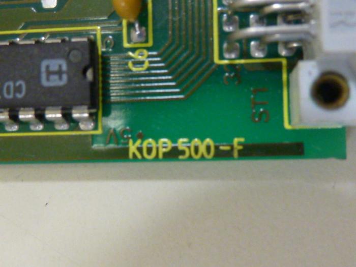 Used BACHMANN ELECTRONIC Circuit Board KOP500-100-F Used