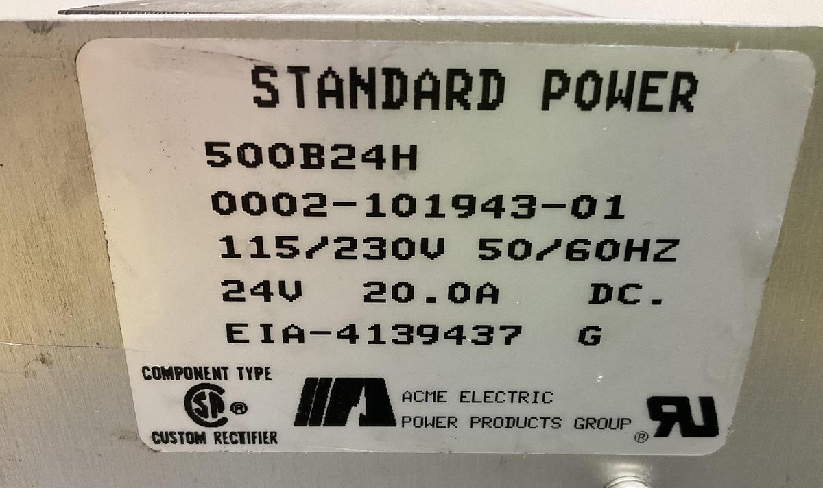 Used ACME ELECTRIC 500B24H