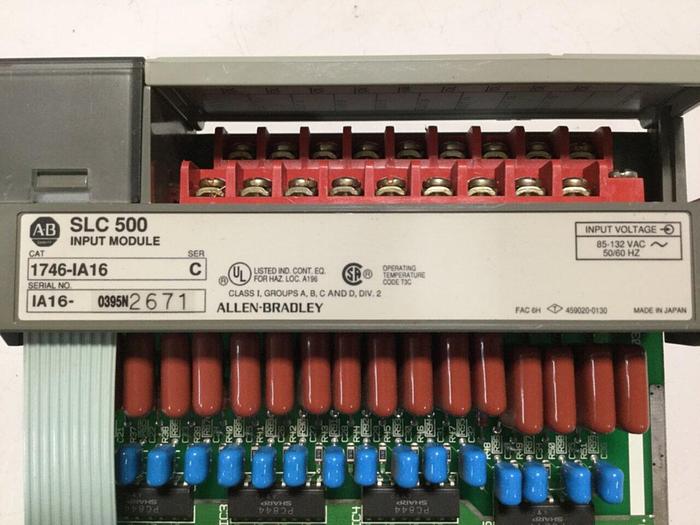 Used ALLEN BRADLEY Input Module 1746-IA16 SER C #111215
