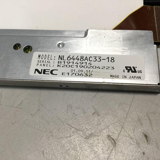 Used NEC LCD Display Screen NL6448AC33-18 Used #96064